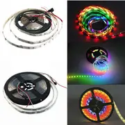 5050 RGB 4M 240LEDS WS2812B Waterproof IP65 LED Strip Light LED Individual Addressable DC 5V 18492 BROWN