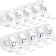 10 Rolls-9.85 FT Double Sided Mounting Tape Heavy Duty Removable,Clear Thick Nan