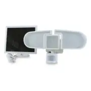 New Nature Power 205 LED Triple Head Solar Security Light Integrated Solar Panel