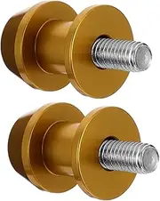 Alipis 2PCS Aluminum Rear Lift Screws Diameter for Motorcycle Stand Durable Non Deformable Screws for Safe Stopping and Repairing Elegant Accessory for Racing Motorcycles
