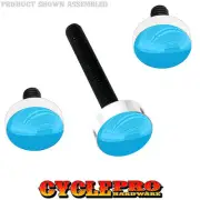 Windshield Bolt Kit for 14-Up Harley Electra & Street GLOSS BLUE TOP - 202