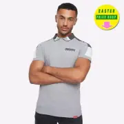 Crosshatch Cramsure Mens Designer Fashion Smart Top Casual Polo Shirt Grey