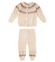 [Molo] Molo Baby Bay cardigan and Signy pants M 24 pink