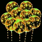 10 PACKS LED Bobo Balloons Clear Light Up BalloonsHelium Glow Bubble Balloons...