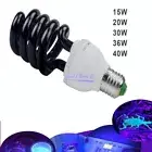 E27 15W 40W UV Ultraviolet Fluorescent Blacklight Light Bulb Lamp CFL AC 220V