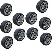 10Pcs Model Car Supplies for Creative Projects and Model Building Black