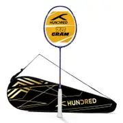 Hundred Glory Limited Edition Strung Badminton Racket with Full Racket Cover | Navy