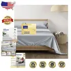 Luxury 600 Thread Count Egyptian Cotton King Sheet Set - Striped Silver Grey