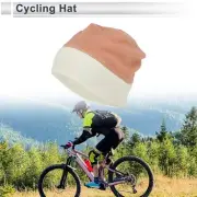 Cycling Hat Keep Warm Caramel Polar Fleece Fabric 28x22cm 1 Pcs