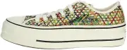 CONVERSE Chuck Taylor All Star Low Top Lift Multi Sneakers Egret / Multi / Black
