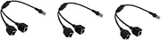 jojofuny Pcs LAN Splitter Male to Female Network Cable Ethernet Splitter Adapter Cable for Pc Laptop