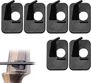 Arrow Rest for Recurve Bow, Arrow Rest, Arrow Rest for Recurve Bow, Plastic Archery Arrow Support for Composite Bows, Hunting Shooting Target Accessories for Right Hand, Pack of 6