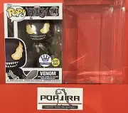 Rare GLOW VENOM with Mjolnir Marvel Funko Pop #1141 +Protector case