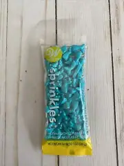 Wilton Blue Mermaid Tail Sprinkles Cakes Cupcakes Edible Fun Baking Party New