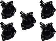 5X 19320PNA003 Engine Coolant Thermostat Housing Compatible With Honda CR-V CRV 2.4L 2002 2003 2004 2005 2006,Compatible With Civic 1.7L 2002-2005