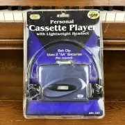 TOZAI ATC 747 Portable Personal Cassette Headset Player Sealed VTG NOS