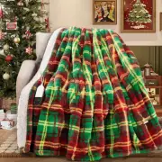 Faux Fur Electric Heated Blanket Twin Size for Couch,Sherpa Heating Blanket with