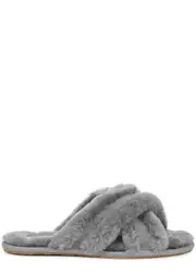 Ugg Scuffita Shearling Slippers - Charcoal 5