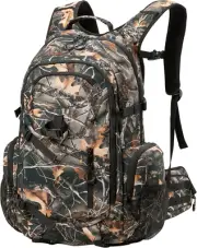 35L Hunting Backpack for Men, Waterproof Camo Hunting Pack with Rain Cover, Dura