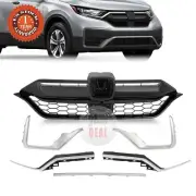 FIT 20 21 22 HONDA CRV FRONT GRILLE HEADLIGHT TRIM FOG LIGHT BRACKET SET 6PCS