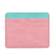 1Pc Pu Leather ID Card Holder Candy Color Bank Credit Card Box Multi Slot Slim Card Case Wallet Women Men Business Card Cover