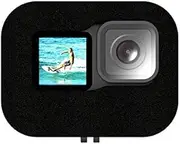 Windproof Foam Cover for GoPro Hero 13 / 12 / 11 / 10 / 9 Black