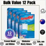 12 PACK DampRid Moisture Absorber Hanging Bag - Lavender &Vanilla Scent Damp Rid