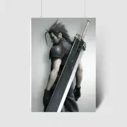 Zack Fair V1 Crisis Core FF7 VII Poster | Classic JRPG Game High Quality Prints