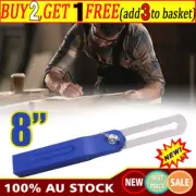 Sliding Bevel square Carpenter Adjust Gauge Angle Finder Wood Marking 8" OY