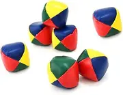 FELTECHELECTR Assorted Colored Juggle Sandbag Toys Kids Beanbag Juggling Game for Outdoor Play