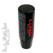ILLINIUM FLUX RED PAINTED BLACK ELEPHANT DRIFT MANUAL SHIFT KNOB 10X1.25 K61