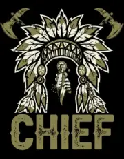 4” Native American Sticker Be Wise Chief Tribe Headdress History Land