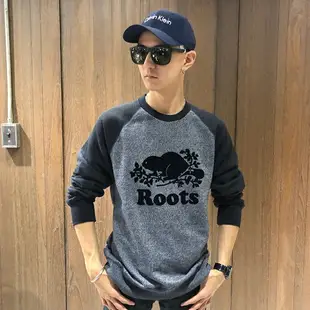 美國百分百【全新真品】Roots 加拿大 海貍 針織 大學T 長袖厚T恤 針織衫毛衣線衫 logo AP34