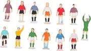 HAPINARY Set of 13 Miniature Soccer Figurines Football Player Action Figures Simulation Character Models