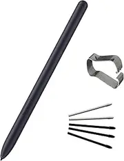 Galaxy Tab S7 FE Stylus Replacement for Samsung Galaxy Tab S7 / S7+ Plus s Pen with Nibs NoBluetooth (Mystic Black)