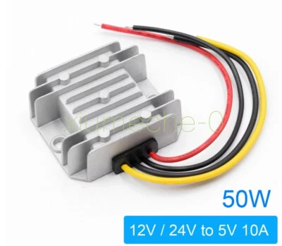 Voltage converter DC 12V / 24V to DC 5V 10A 50W step down converter NEW