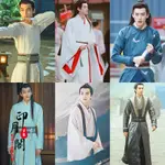 ★古裝COSPLAY★漂亮書生同款古裝唐朝宋朝男古裝飄逸公子少爺古裝男武俠劍客古裝