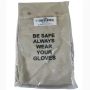 Condor 4T498 14" Beige Canvas Glove Bag with Belt Clip