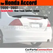 Painted ABS Rear Trunk Spoiler For 2006-2007 Honda Accord Sedan NH578 WHITE (for: Honda)