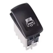 KR46CAKDDG22NXXXX46 APEM Latching Red 12V LED Automotive Rocker Switch DPDT IP68