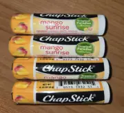 Lot 4 Chapstick MANGO SUNRISE Lip Balm. NEW!