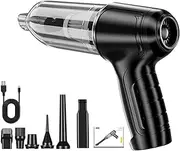 Airify Pro Car Vacuum,Airify Pro V2 - Portable Air Blower/Car Vacuum, Airified Pro Vac V2,7 in 1 High Power Handheld Vacuum Cordless,Wireless Handheld Car Vacuum Cleaner for Car Home (Black)