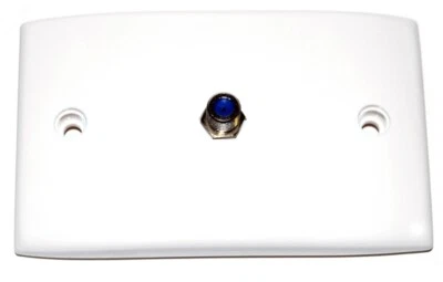 10 x Hills Single F-Type Wall Plate Bulk Buy Pack Telstra Foxtel Approved Aussie