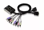 NEW Aten CS682 2-Port USB DVI/Audio Cable KVM Switch with Remote Port Selector