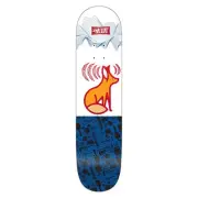 Habitat Skateboard Deck Audiofox White 7.5" x 31.25"