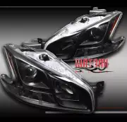 PROJECTOR HEADLIGHT LAMP JDM BLACK FOR 09-12 MAXIMA S SV SEDAN 4DR 10 11 SET (for: Nissan)
