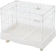 Cage, Rabbit Cage, Dog Cage, Cat Cage, for Small Animals, Indoor Furnishings, Drawer Toilet, Easy to Clean, Convenient to More, Includes Wheels, Steel, Ceiling Door, Cat, Rabbit Hamster, Durable,