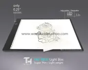 Tat Tech Tattoo Stencil Tracing Light Box A3 (12" x 17") Ultra Slim 0.25" Thick
