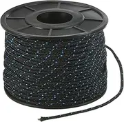 uxcell Recoil Starter Rope Pull Cord 3.5mm 50m Pull Starter Rope Nylon Pull Cord Pull Starter Rope for Mower/Chainsaw/Trimmer/Brush Cutter [Black Blue]
