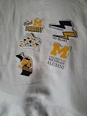 michigan wolverines Stickers Journaling Scrap Booking Sports Etc.#2